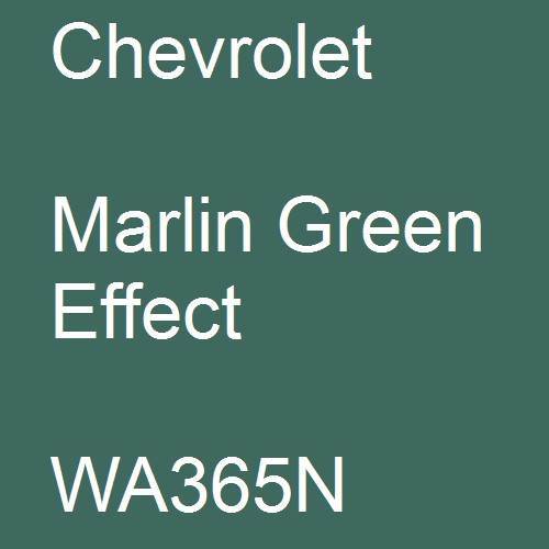 Chevrolet, Marlin Green Effect, WA365N.